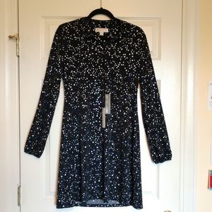 Michael Kors Star Foil Tie Dress *never worn*
